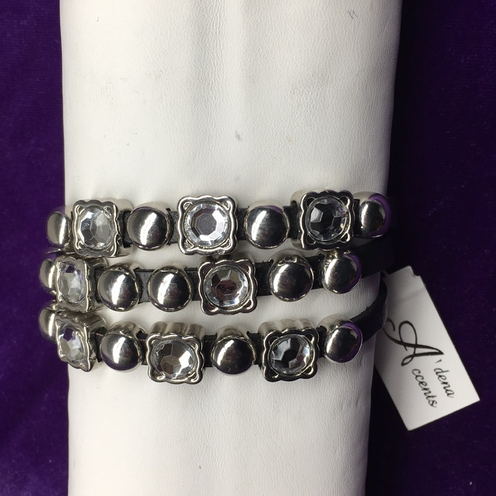 FINAL MARKDOWN LADIES’ A’dena Accents Biker Chic Bracelet